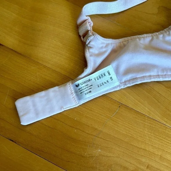 Like New Wacoal how perfect wire-free bra 36C T-shirt bra microfiber light PINK - Picture 5 of 9
